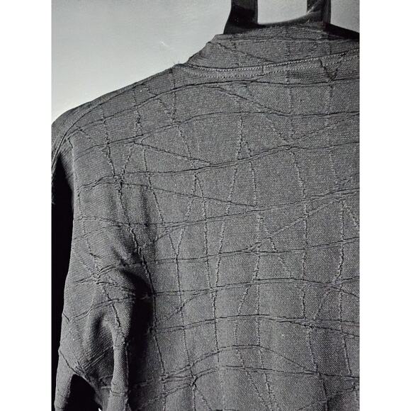 Vintage Barcelino Italy XL Raised Web Pattern long sleeve italian crewneck shirt - Picture 5 of 7